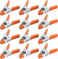 Vista 12 de HORUSDY Abrazadera de resorte pequeña de 32 piezas de 2 pulgadas, abrazaderas de resorte de metal, apertura de mandíbula de 3/4 pulgadas