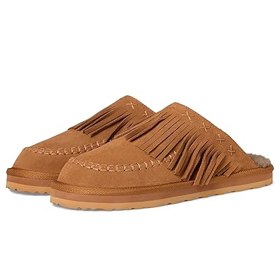 Free People Fallon Fringe Mules Women