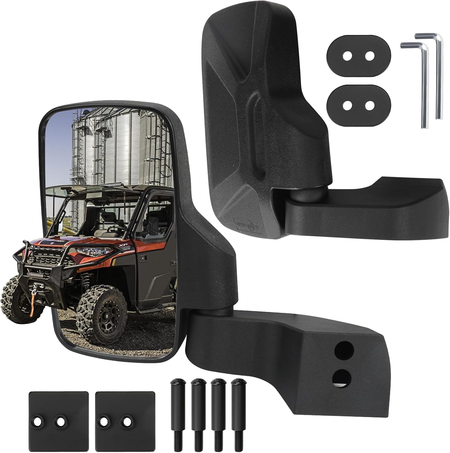 Ranger Door Mounted Side Mirrors UTV Side View Mirrors