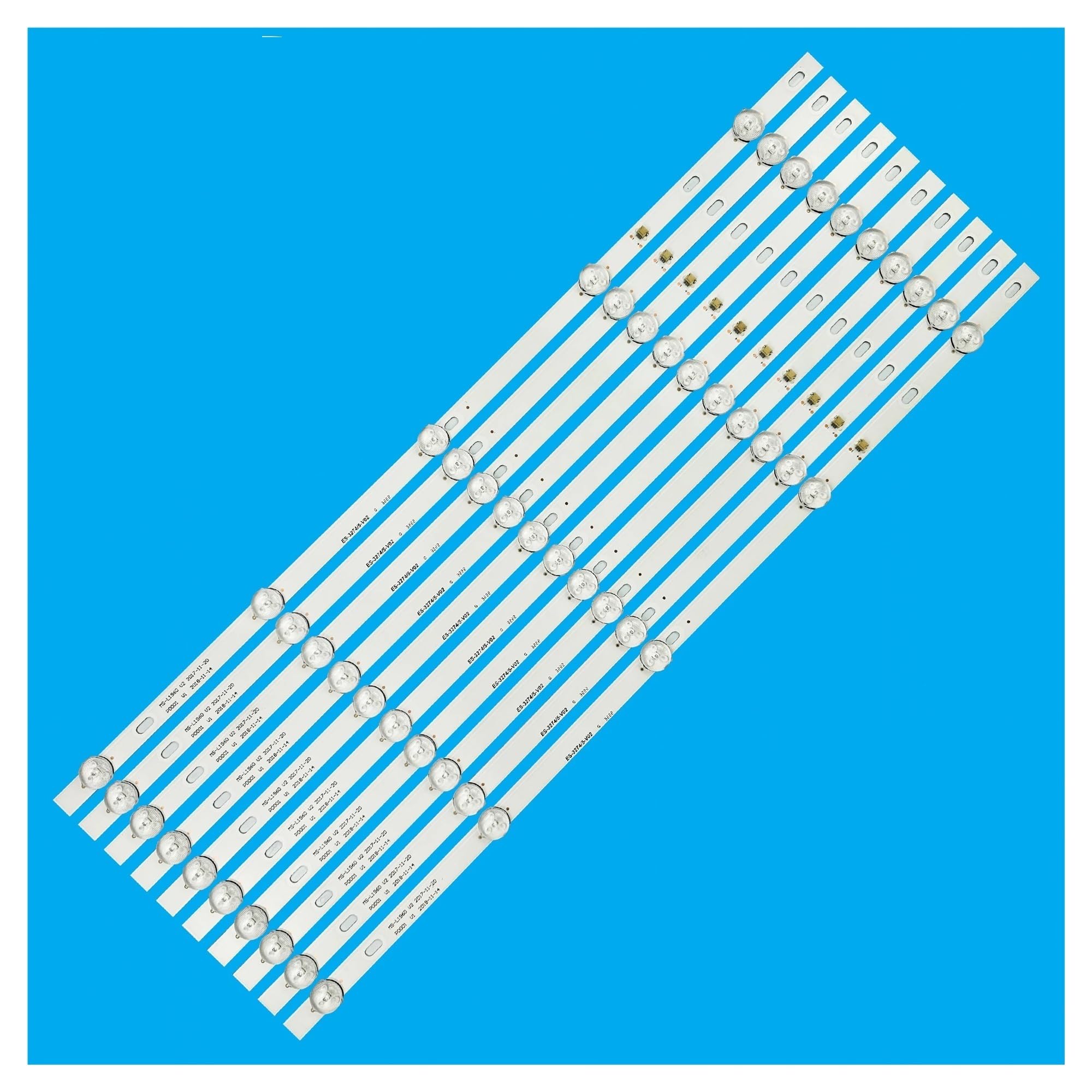 YUEZUYIOU LED Backlight Strip for 55LUA68 D22-550-GJMC03 55LUA57L P0001 V1 2018-11-14 MS-L1960 V2 2017-11-20(6V)