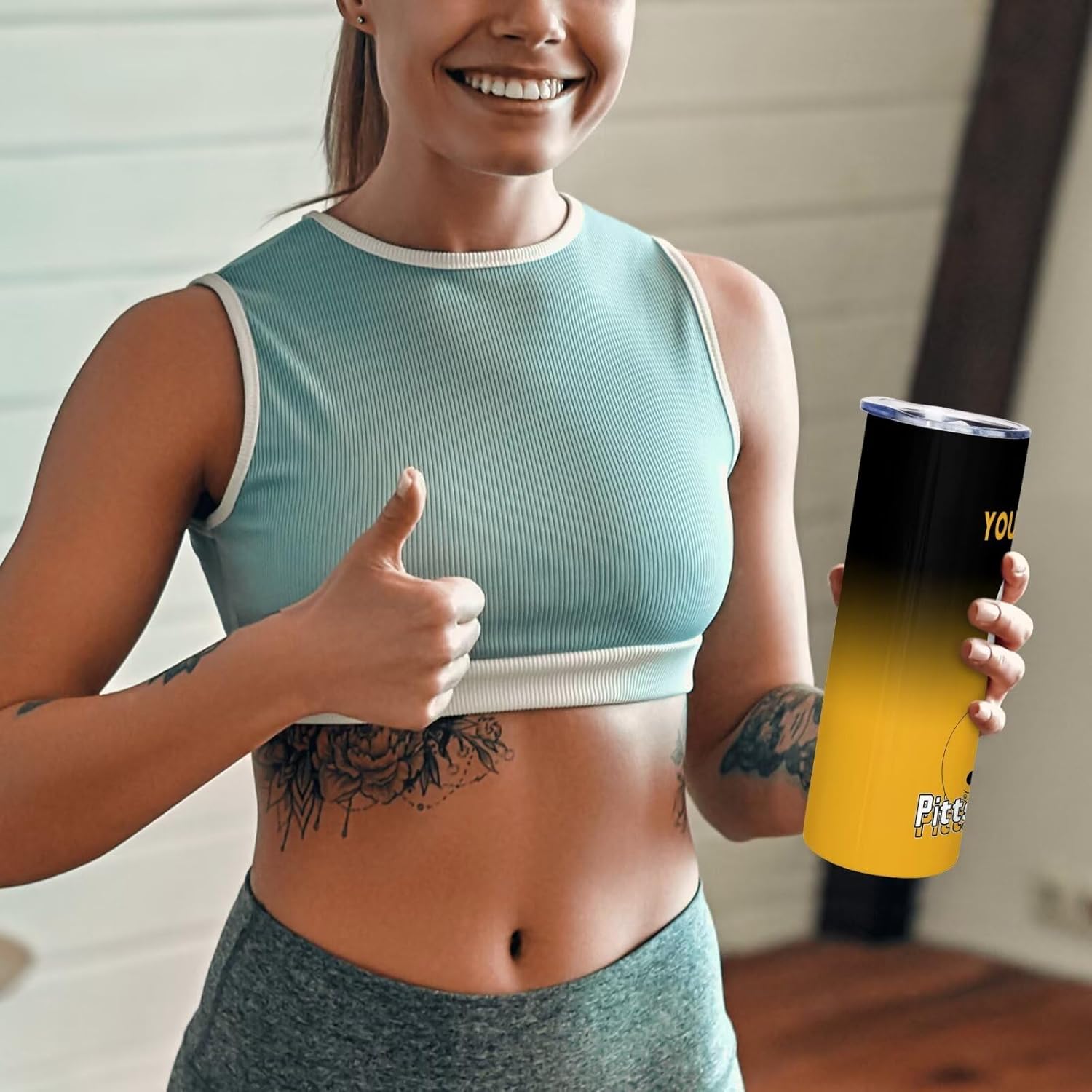 Custom Tumblers Insulated Coffee Mug Designed and Made In USA Personalized Stainless Steel Cup Add Your Name Number Fans Gifts for Men Women