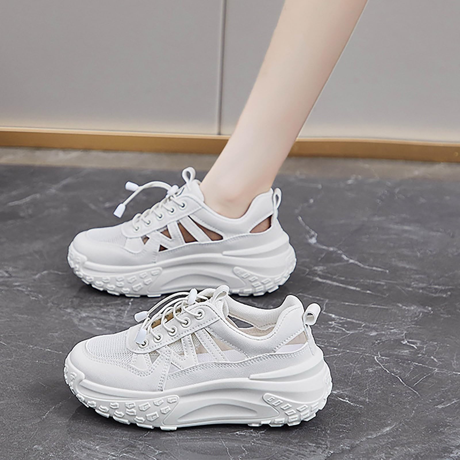 Scarpe Palestra Donna Pianta Larga Comode Scarpe Antiscivolo Donna
