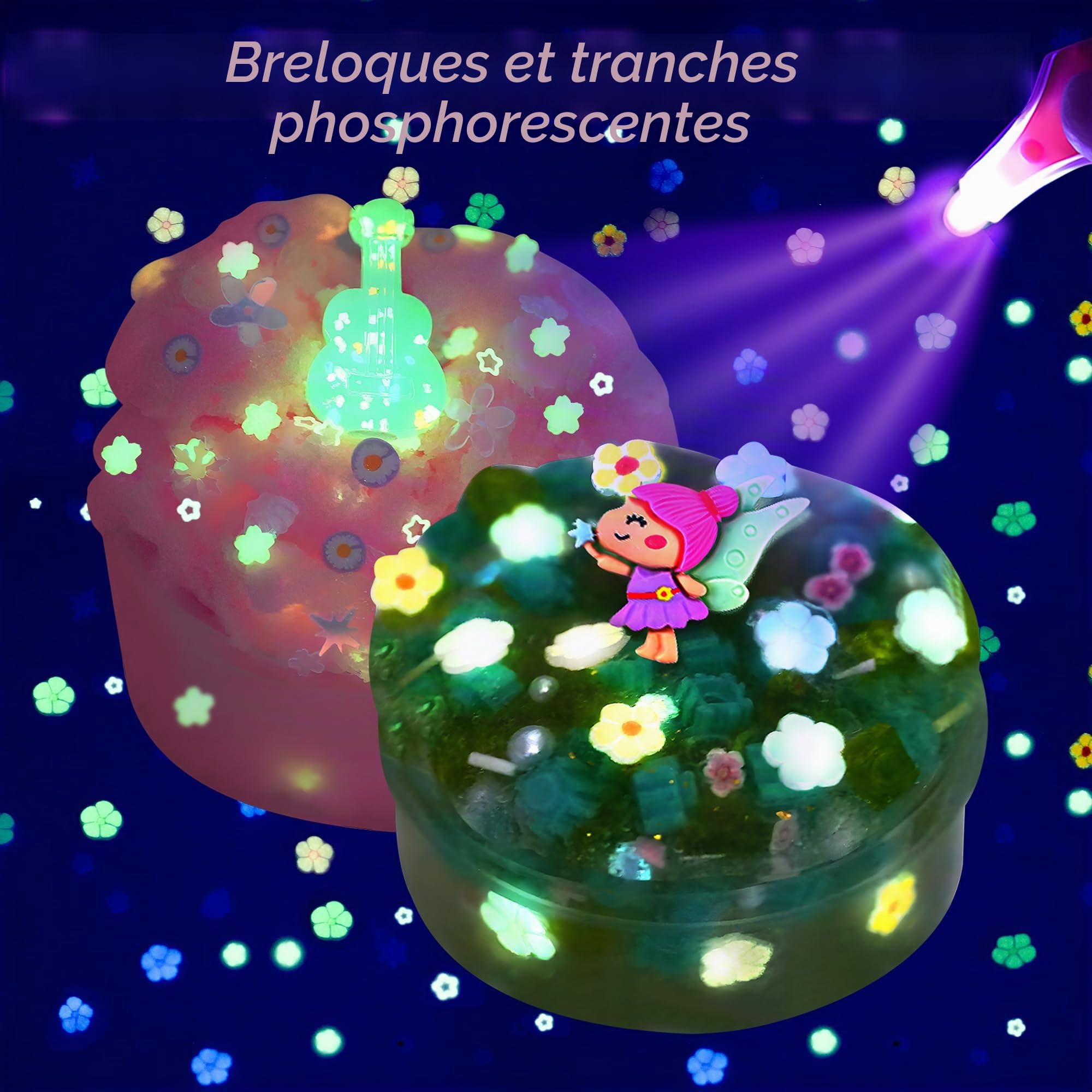 Lot de 8 slimes de 100 ml pour enfants, différentes textures, contient Bingsu Crunchy, beurre, nuage, slime transparent, cadeaux de fête pour filles et garçons, Pâques