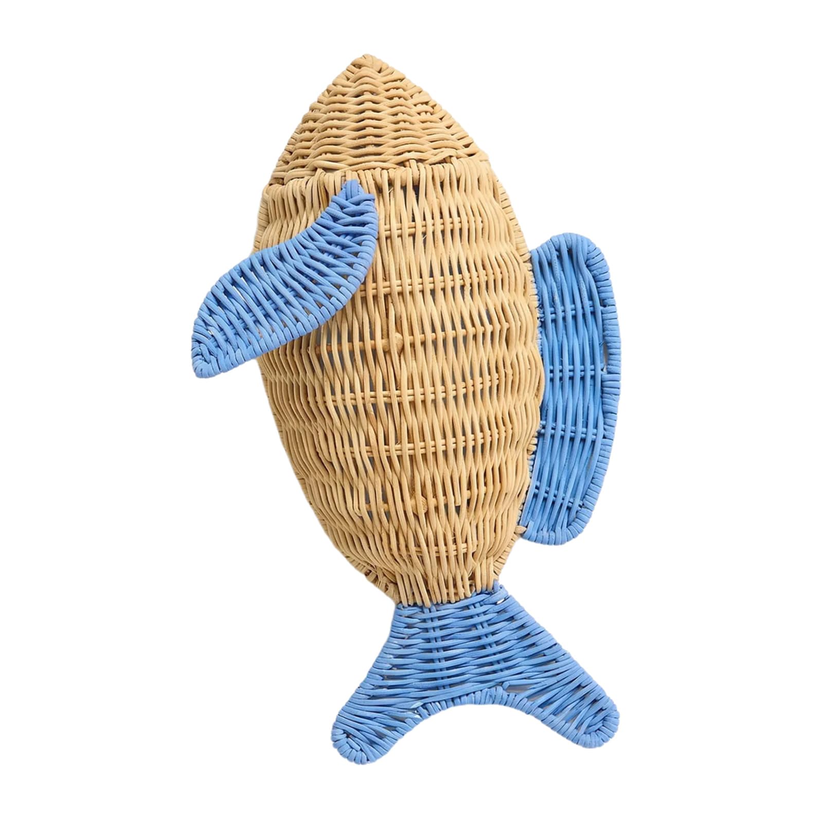 ZBIianxer Decorazione a forma pesce con accento sulla parete con, S | Pezzo da esposizione costiero per foyer, sala, area studio, caffetteria