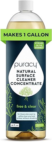 Puracy Limpiador concentrado multisuperficie, limpiador de superficies diario alimentado por plantas, solución de limpieza natural multiusos como se