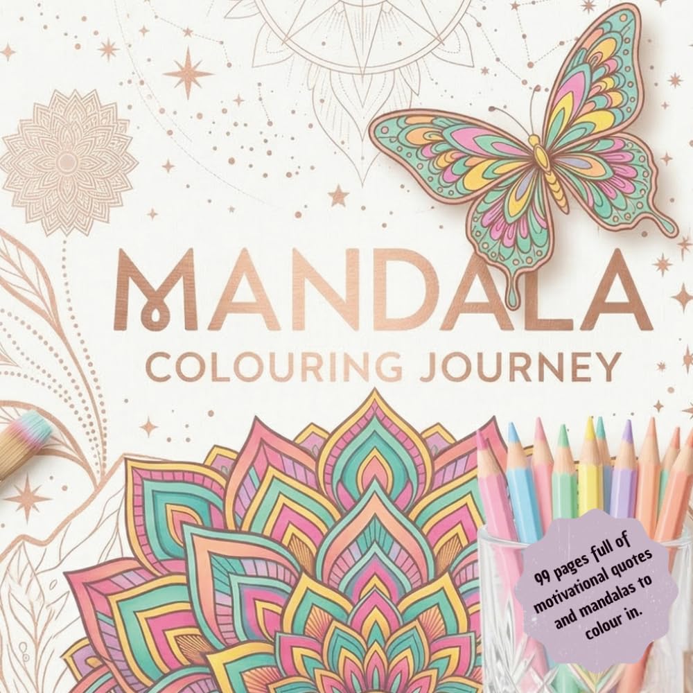 My Mandala Colouring Book with Motivational Quotes: The ideal gift for every mandala mate