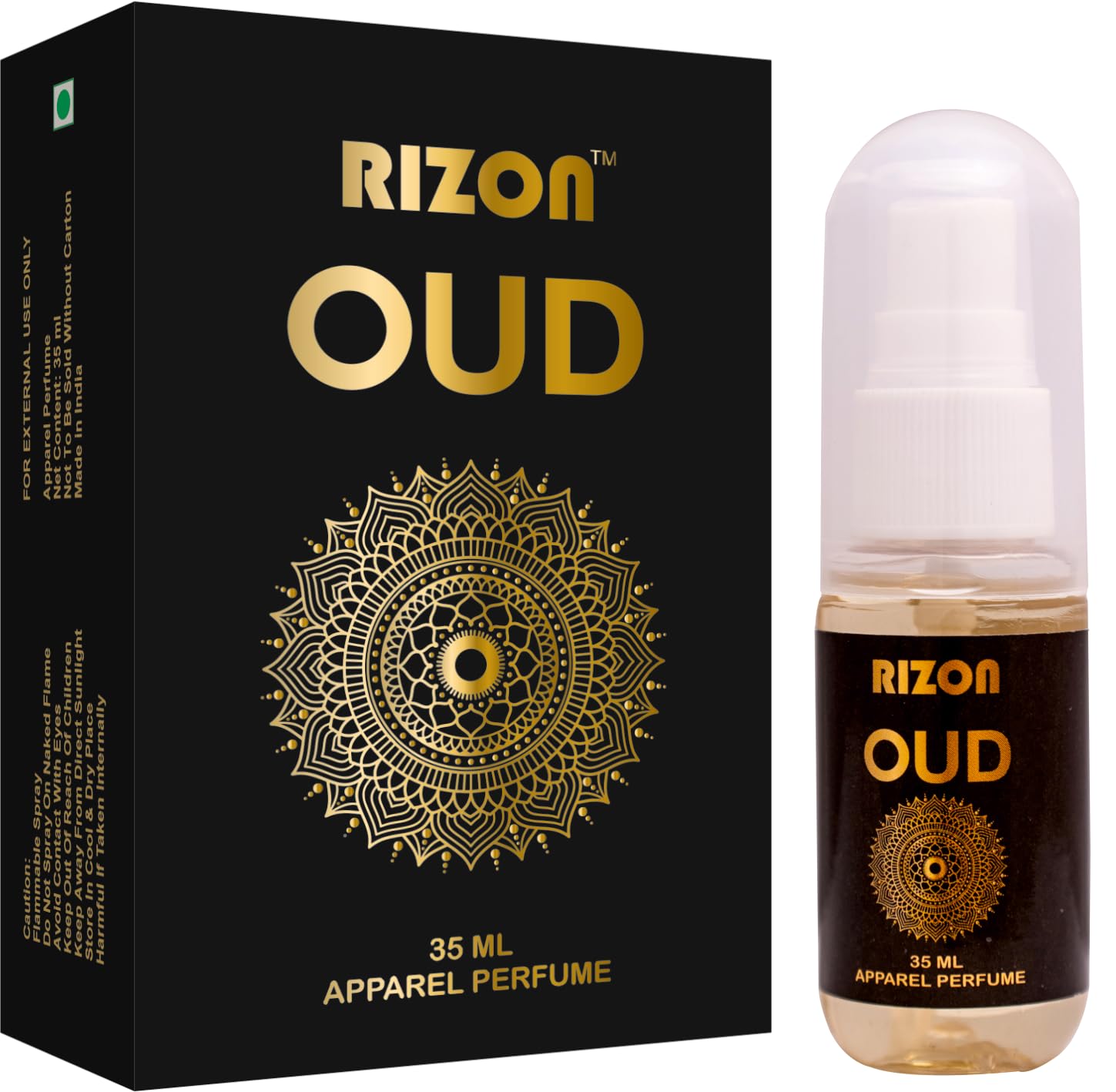 Rizon Oud Travel Perfume – 35ml Refillable Spray in PET Bottle | Exotic Oud & Floral Scent, Long-Lasting, TSA-Approved & Leak-Proof Perfume for Men & Women-image-6