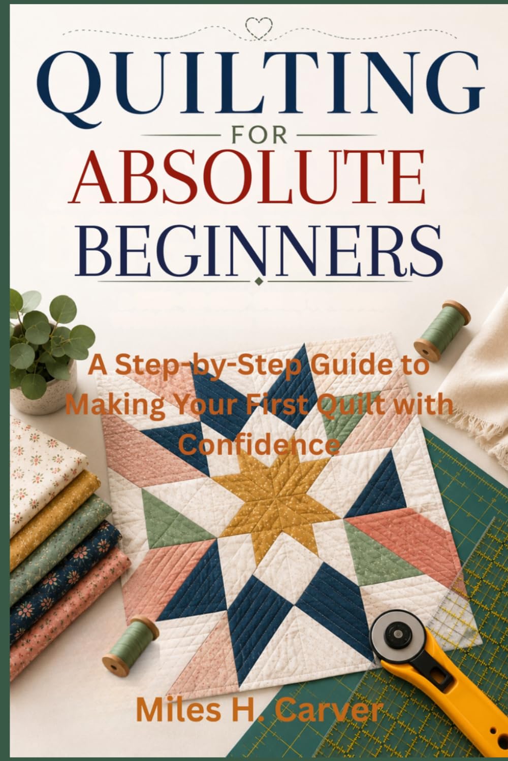 Quilting for Absolute Beginners: A Step-by-Step Guide to Making Your First Quilt with Confidence