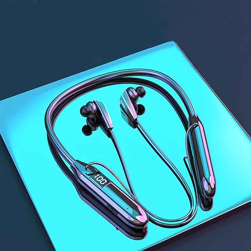 Miniatura 5 de Auriculares inalámbricos Bluetooth Auriculares Bluetooth Colgantes Cuello Auriculares Bluetooth V5.3 Música inmersiva y reducción de ruido