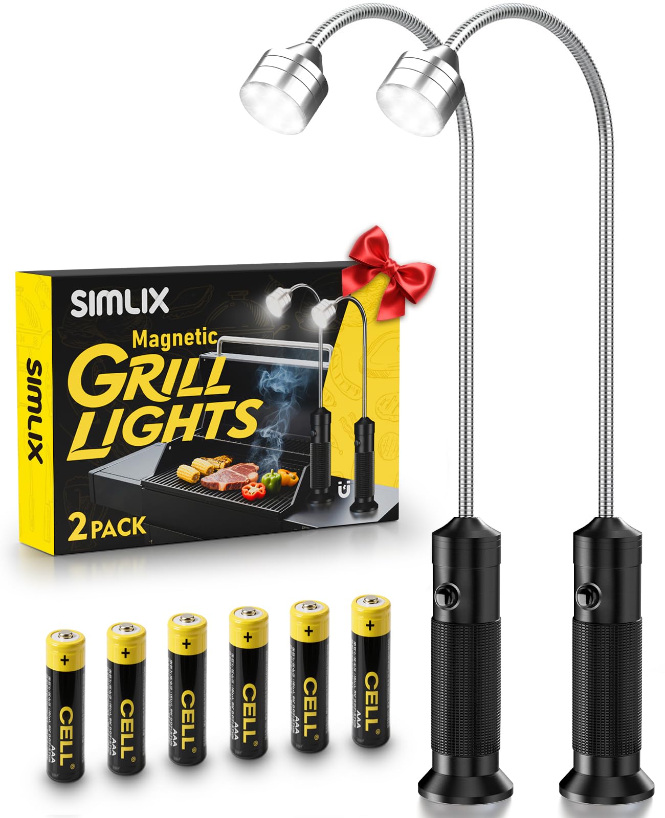 Photo 1 of SIMLIX Grill Light Gifts for Men: 2 Pack LED Barbecue Lights for Outdoor Grill Unique Grilling Gifts for Husband Dad Mens Gifts for Father Day - Smoker Grilling Accessories for Night BBQ