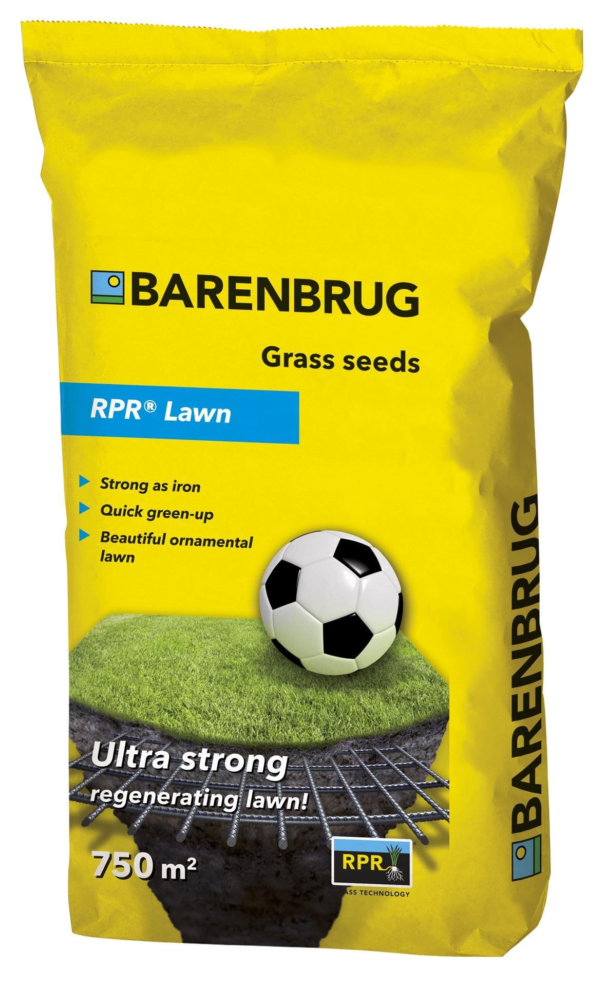 Herbe d'été Barenbrug auto-épaississant RPR Pelouse Sport Play & Sport 15kg