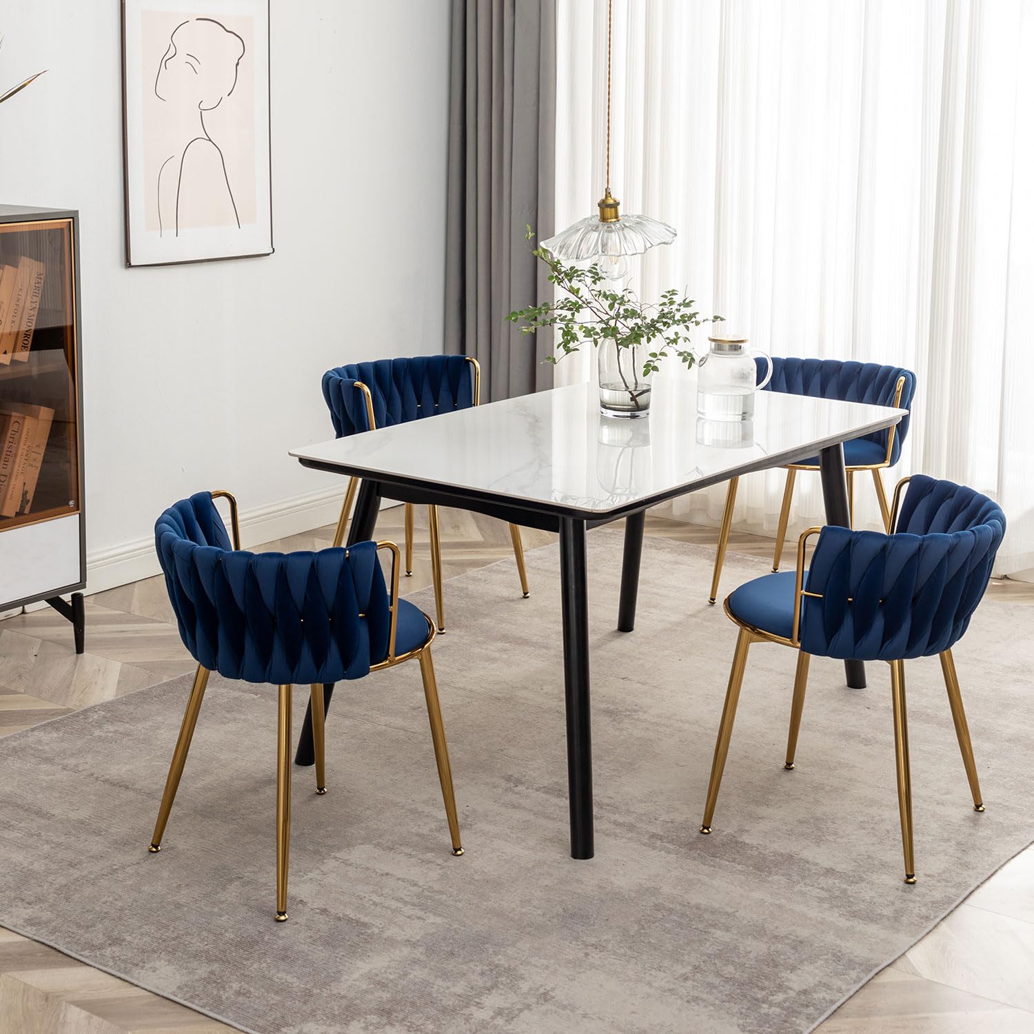 JGLO Juego De 2 Sillas De Comedor Para El Hogar Para Cocina