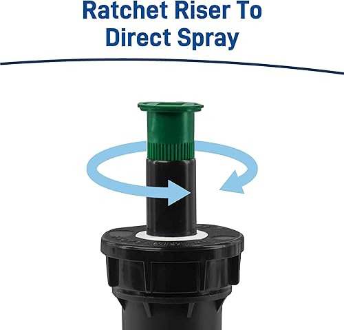 Vista 6 de Orbit 54527 Rociador profesional de 4 pulgadas con boquilla de patrón medio