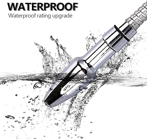 Miniatura 6 de Ducha de mano con enema de metal, sistema de boquilla de 3 cabezales para kit de limpieza colónica, con manguera de ducha de 59 pulgadas (2 estilos)