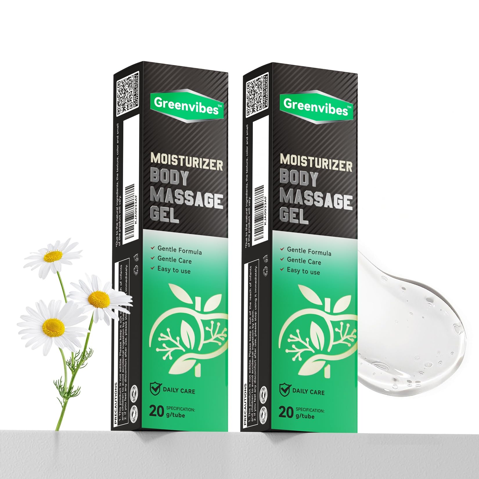 Amazon.com : Greenvibes Body Massage Gel, Fast-Absorbing Herbal