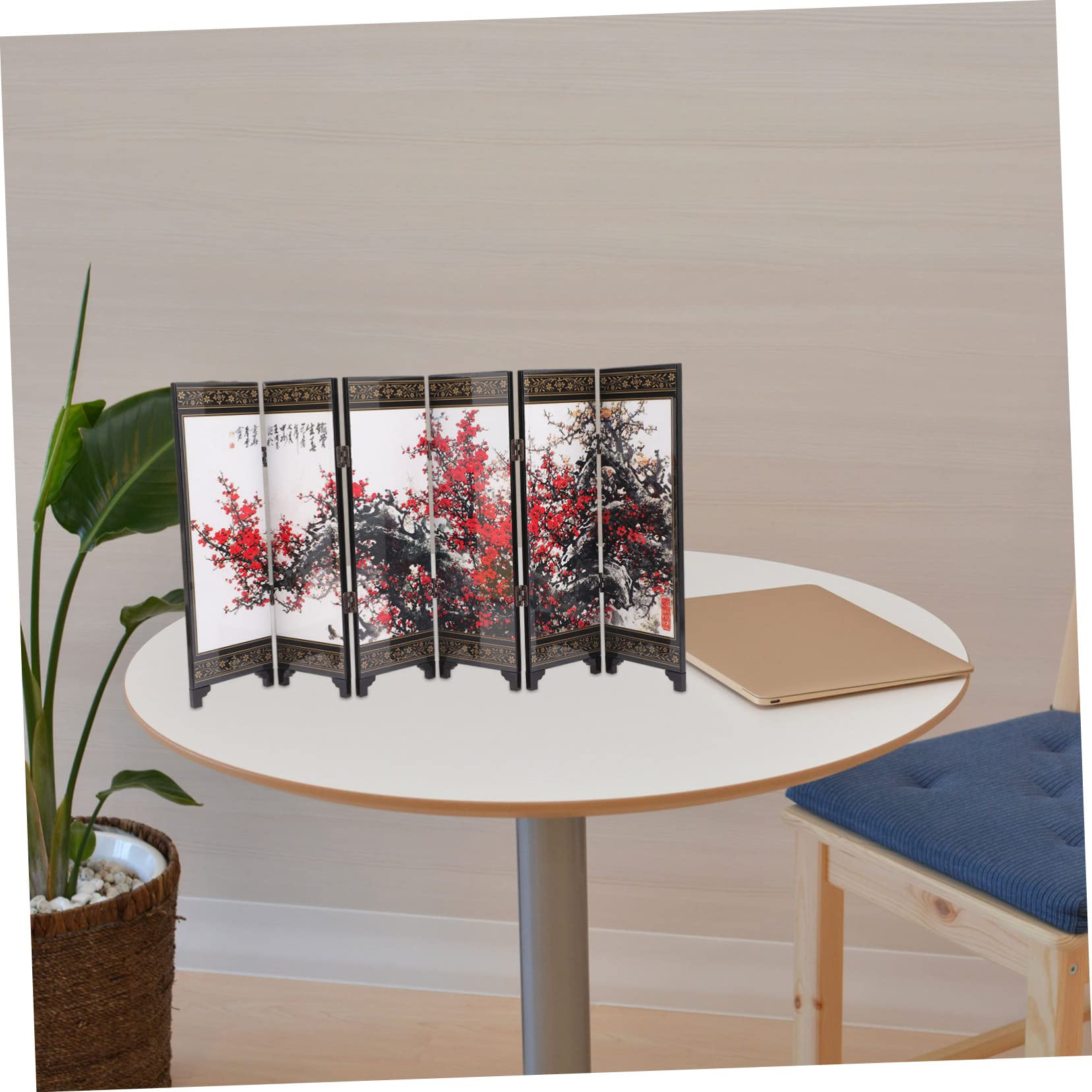 Paravento Ornamentale Sei Pannelli Decorazione Per Scrivania in Scena Fotografica Accessori Per Regalo Aziendale Mini Paravento Da