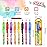 TAFULOR Invisible Ink Pen for Kids, Birthday Party Favors for Girls Boys, Spy Pens with UV Light Secret Message Magic Markers, Goody Bag Stuffers Toys for 4-12 Year Old Girls Boys Gift (8PCS)