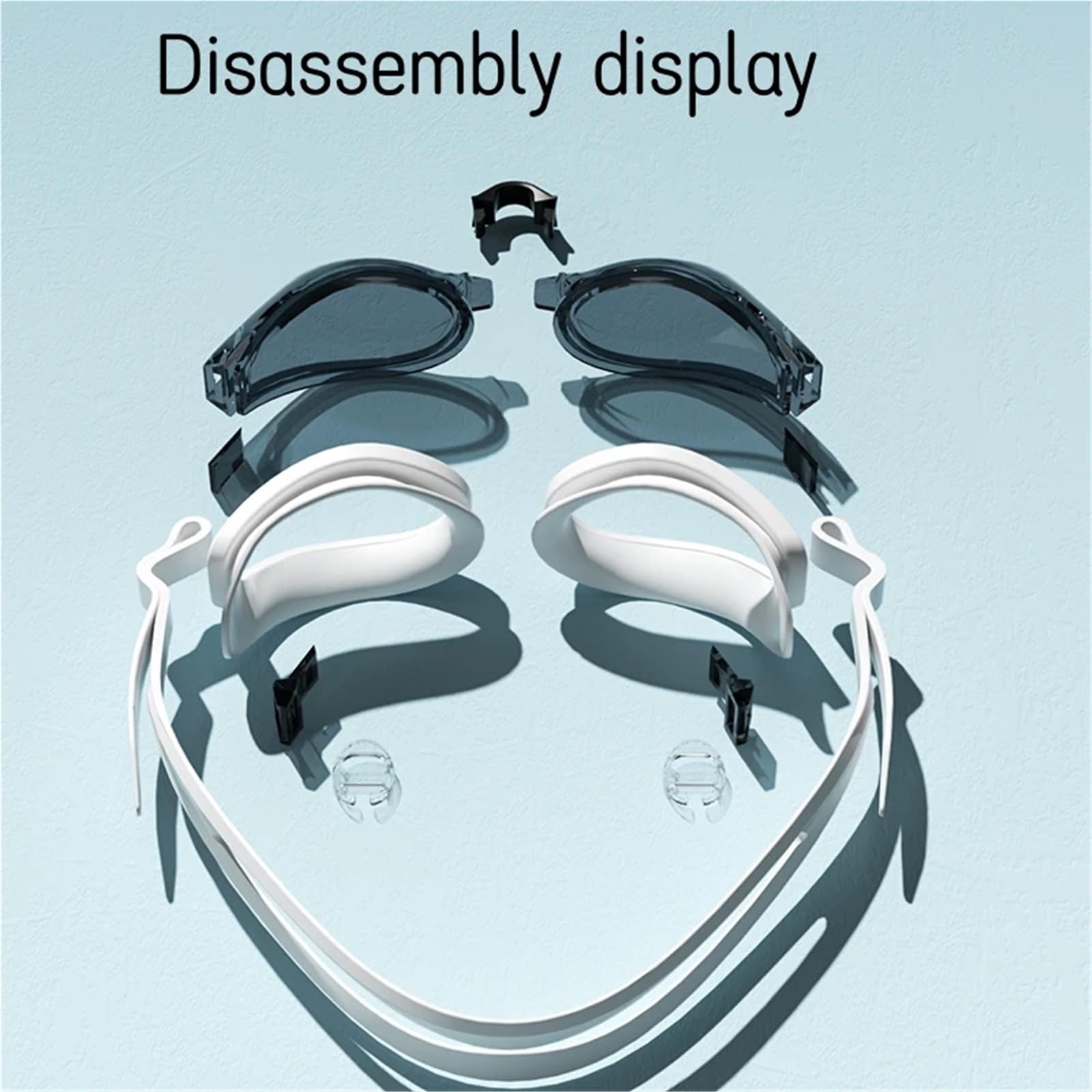 1 pieza gafas de natación unisex antivaho impermeables Para Deportes | Gafas de natación for adultos, gafas de natación ajustables sin fugas