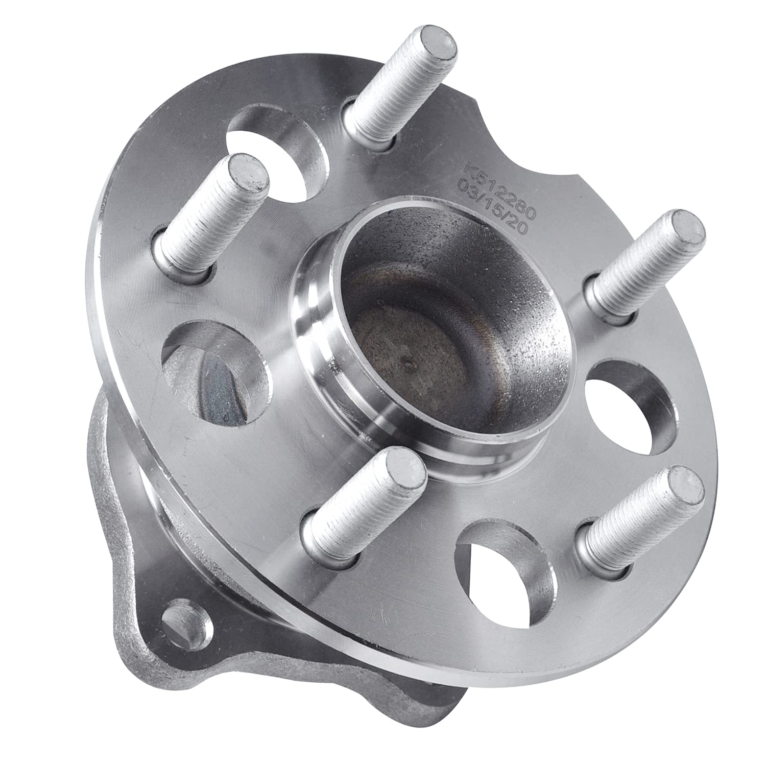 Detroit Axle - FWD Rear Wheel Bearing Hub for 2004-2010 Toyota Sienna, Wheel Bearing and Hub Assembly 2005 2006 2007 2008 2009 Replacement