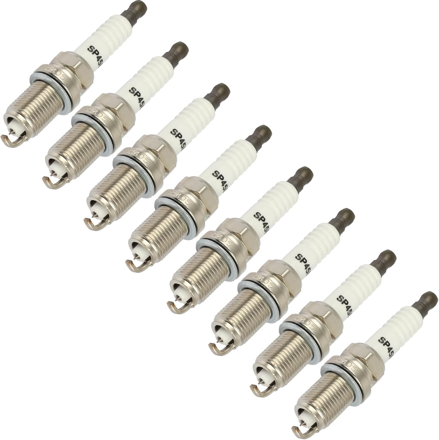 SCITOO Platinum Iridium Spark Plugs 4589 for Toyota Tundra/Sequoia 2005-2009, 4Runner 2003-2009, Land Cruiser & for Lexus LS400, LS430, LX470, GS400, GS430, GX470, SC400, SC430 Pack of 8