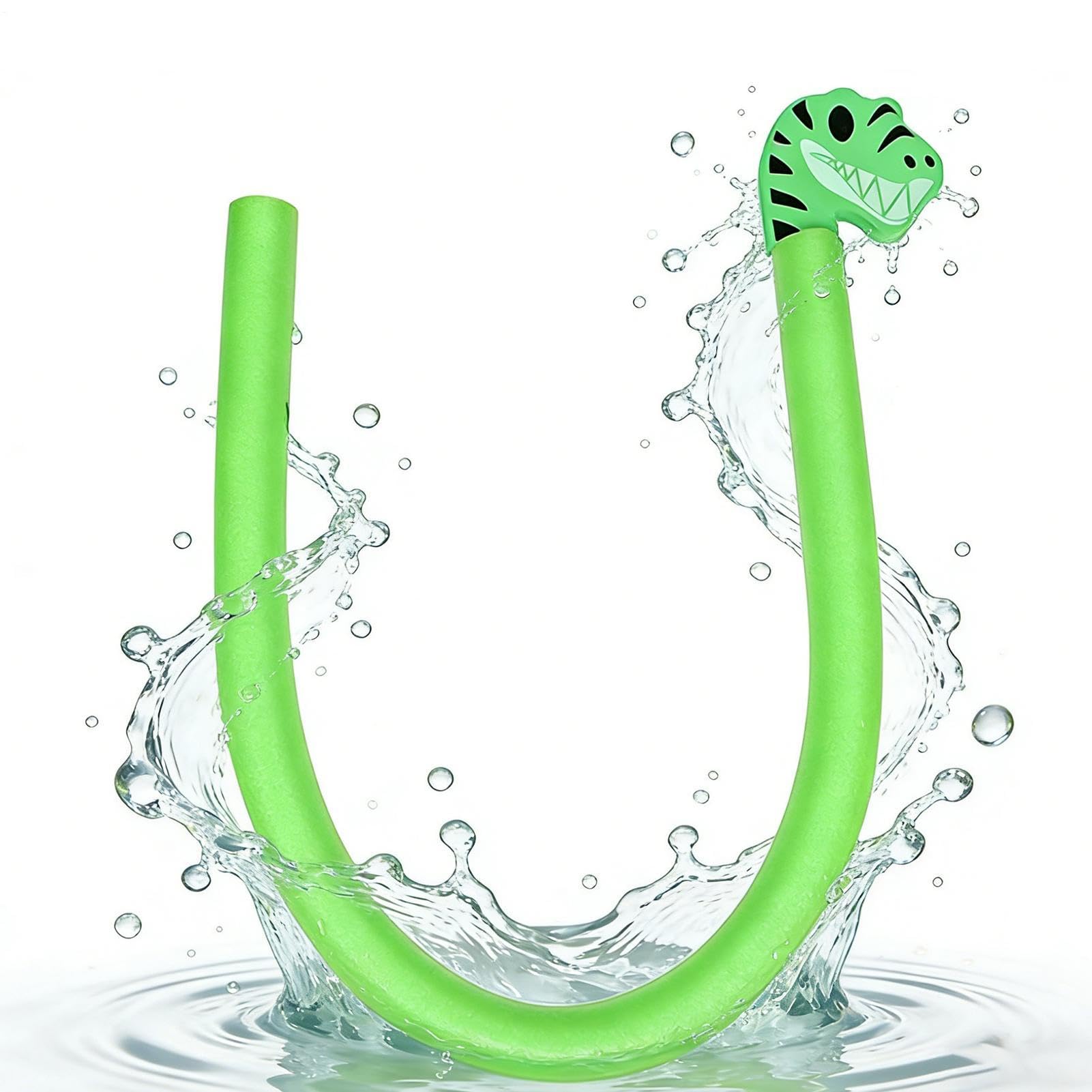 Fideos De Piscina - Para El Entrenamiento Flotante Con Diseño Cabeza, Bastones Largos De Espuma | Piscina Flotante Para Reuniones De Fin De Semana, Vacaciones Para Niños, Playa