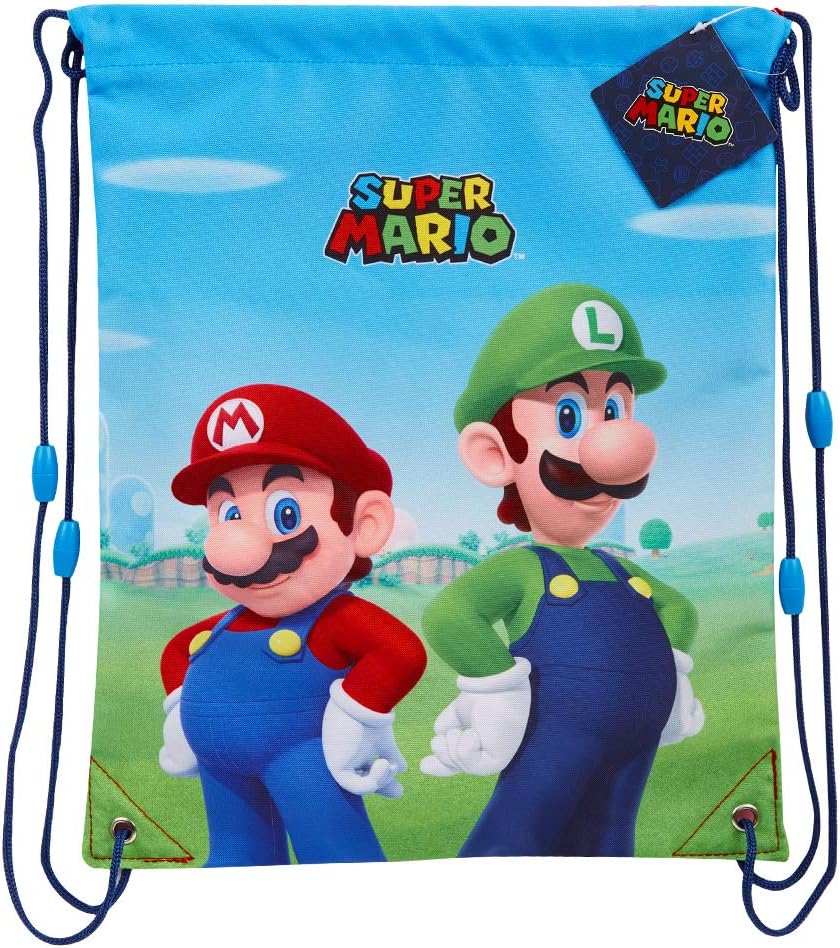 Super Mario Drawstring Bags, Boys String Bag For School, Gym, Swimming, Gifts For Kids