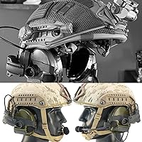 Vista 2 de Auriculares tácticos HEARFALCOM COMAT III Adaptador táctico para carril ARC de casco Adaptador de carril ARC de casco táctico versión no militar