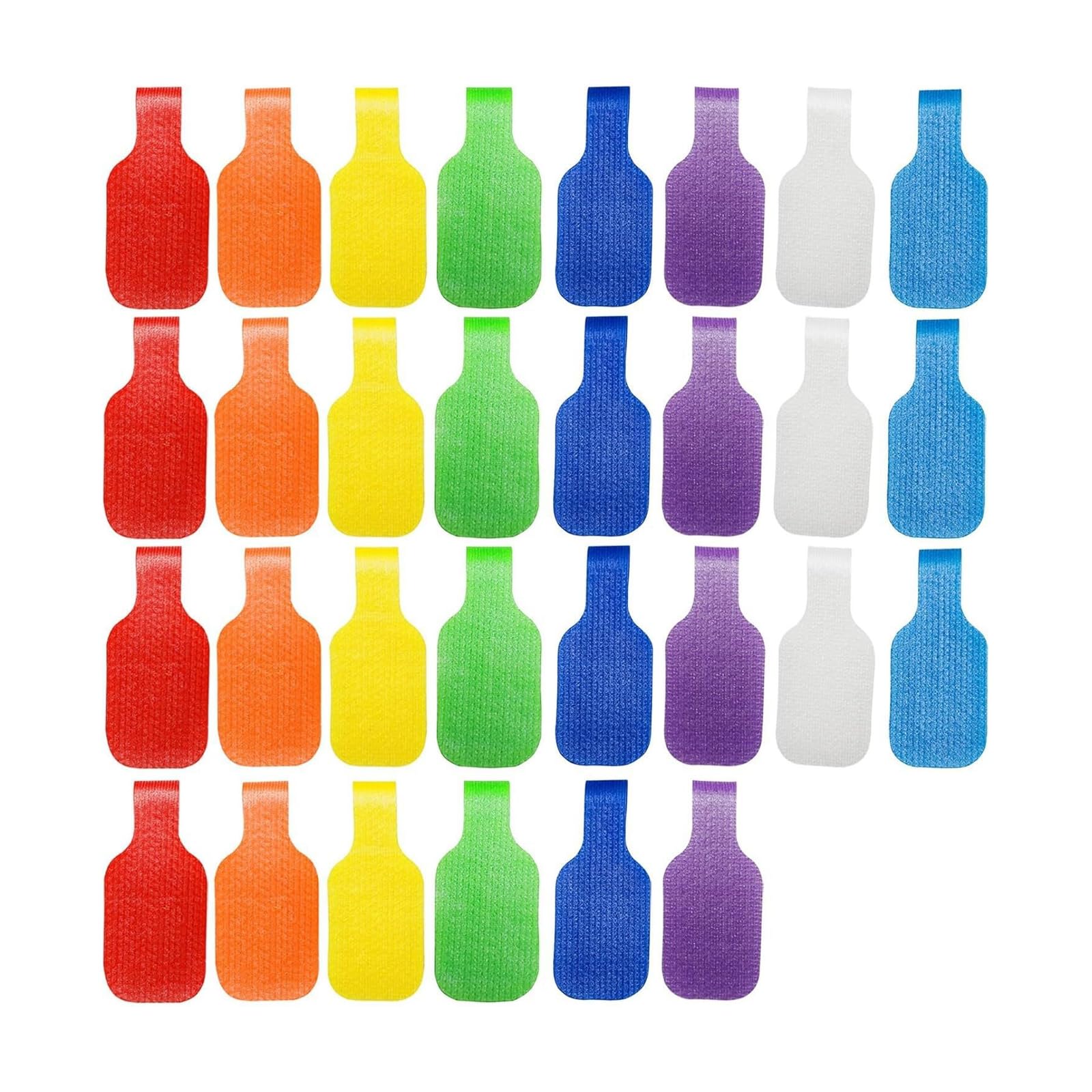 Tie Set Adjustable Nylon Cable Straps with Writable Labels 8 Color for Managing Multiple Cable Car Organizers