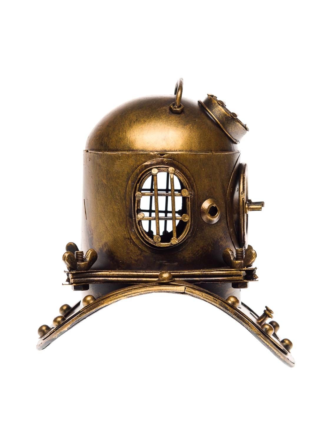 aubaho Scaphandre Casque de plongée décoration métal Style Antique 18cm