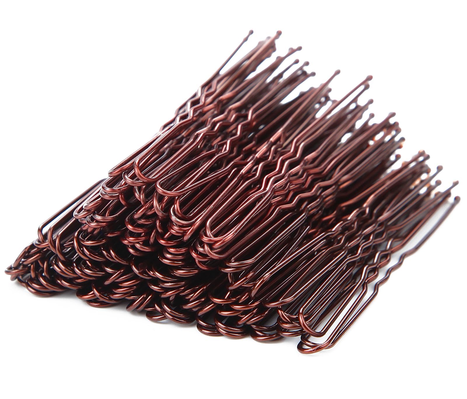 Mbsomnus 100 Stück Haarnadeln Groß 7cm Bobby Pins Braun U-förmige Haarnadeln Metall mit Aufbewahrungsbox für Damen Mädchen Frauen Haarzusätze Friseursalon Hochzeit Mädchen