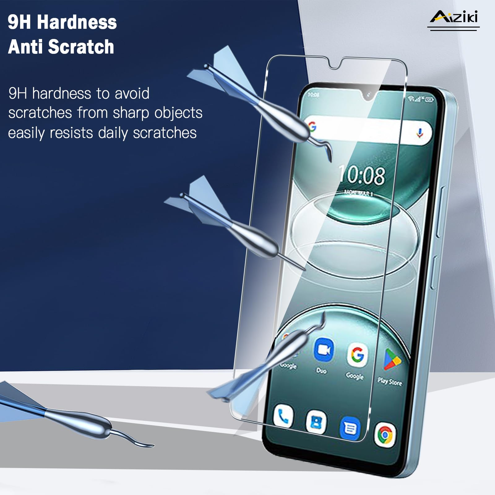 FZZSZS (2-Pack) For Umidigi Note 100 5G Tempered Glass Screen Protector, Anti Scratch 9H Hardness Protective Film HD Clear Anti-Fingerprint Bubble