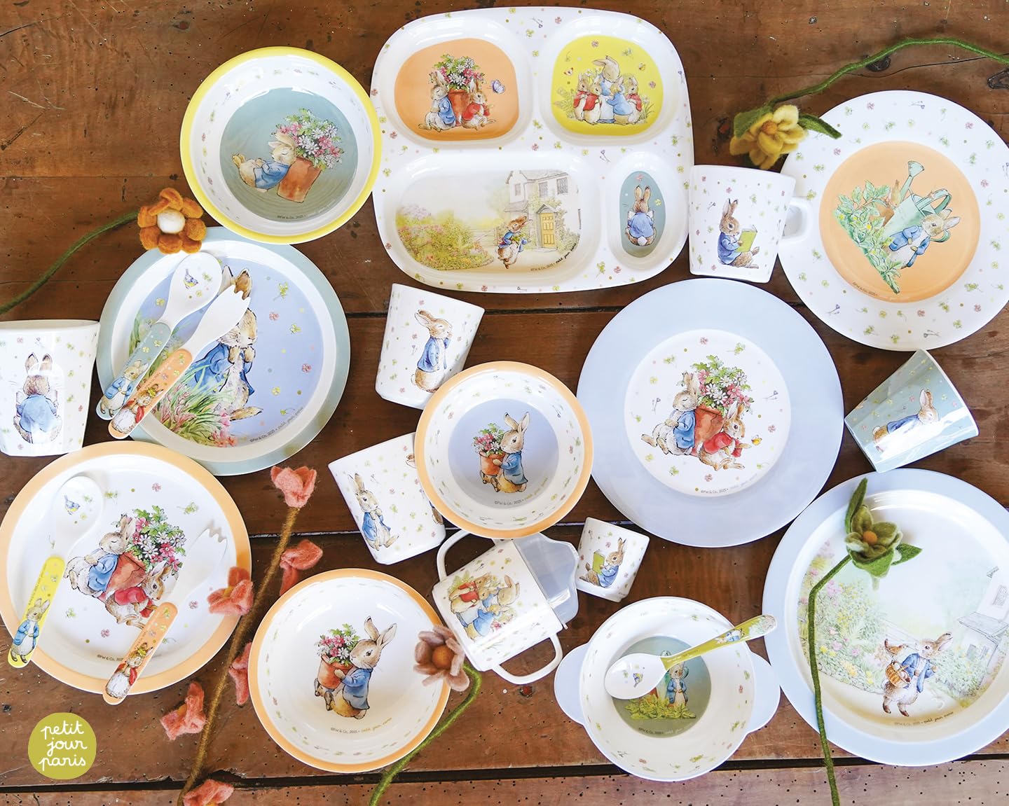 Coffret cadeau pour enfant 5 pièces Peter Rabbit