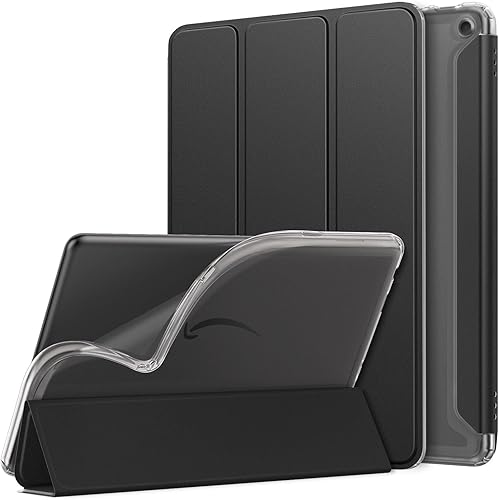 MoKo Funda compatible con la nueva tableta Tienda Kindle Fire HD 10 (13 generación, versión 2023) de 10.1 pulgadas, cubierta trasera de TPU suave de