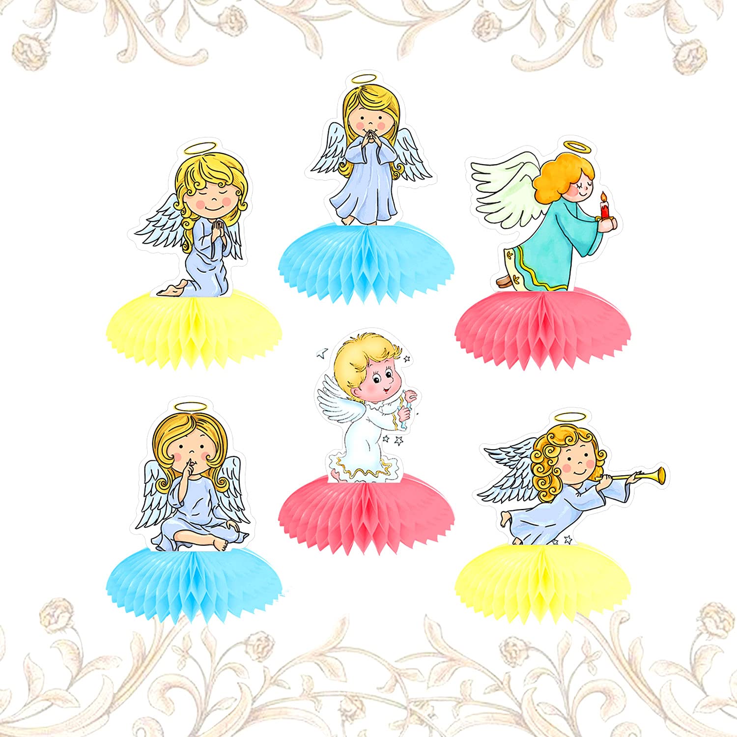 Buy 6 PCS Angel Party Supplies Angel Table Decoration Angel Table