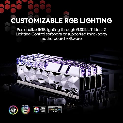 Miniatura 2 de G.Skill Trident Z Royal Elite Series Plata 64 GB (4 x 16 GB) 288 pines SDRAM DDR4 3600 (PC4-28800) CL16-19-39 1.35 V Quad Channel Desktop Memory