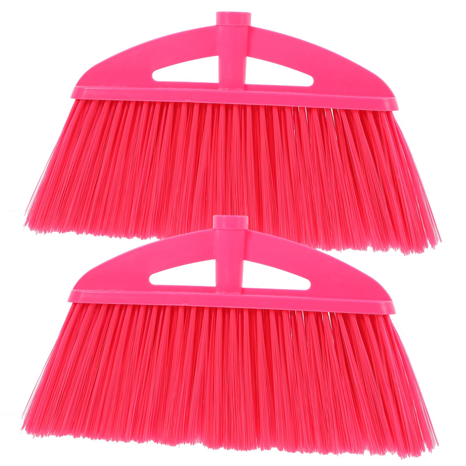 minkissy 2pcs Broom Head Accessories Wide Bristled Replacement Head for House Broom for Garage Floor Cleaning