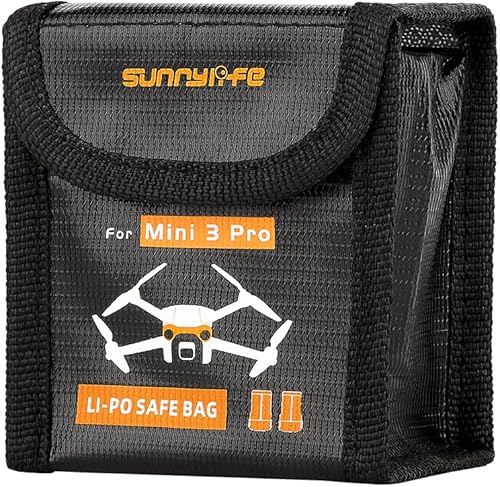 Bolsa de batería Mini 3 4 Pro Lipo para DJI Mini 4 Pro3 ProMini 3 RC Cámara Drone Accesorios a prueba de explosiones a prueba de explosiones Funda