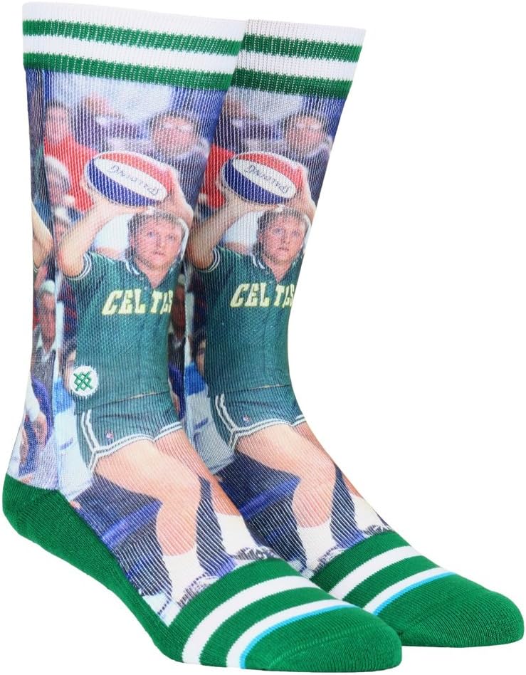Stance Men's Larry Bird 2 Socks Large/X-Large Green