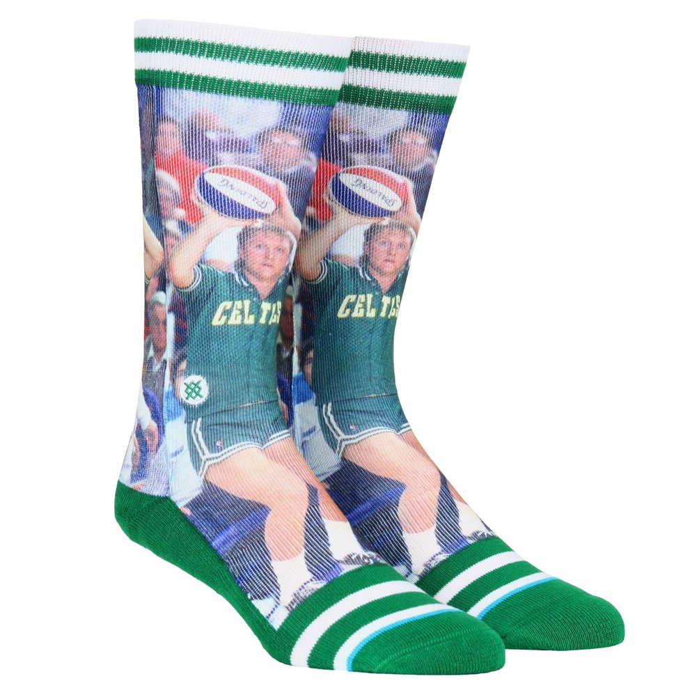 Stance Men's Larry Bird 2 Socks Large/X-Large Green