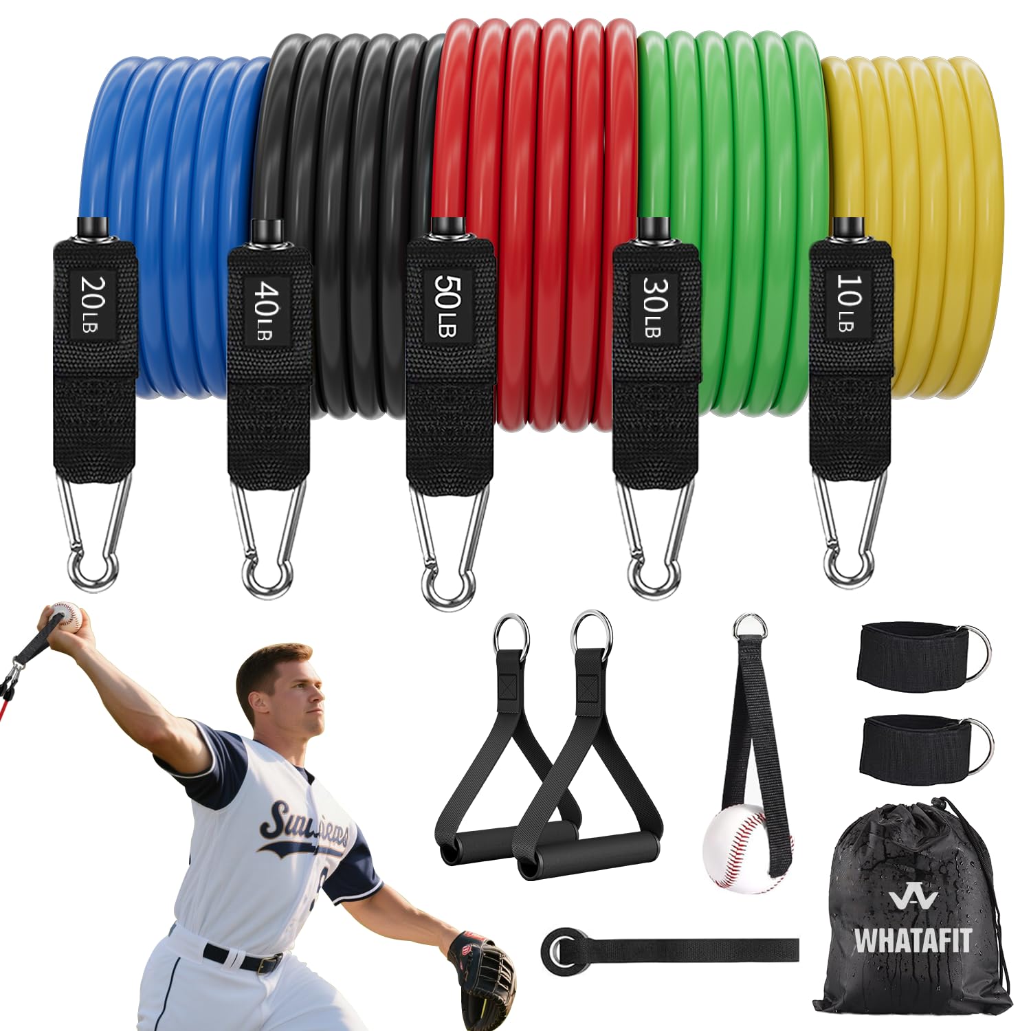 WHATAFIT Resistance Bands Set