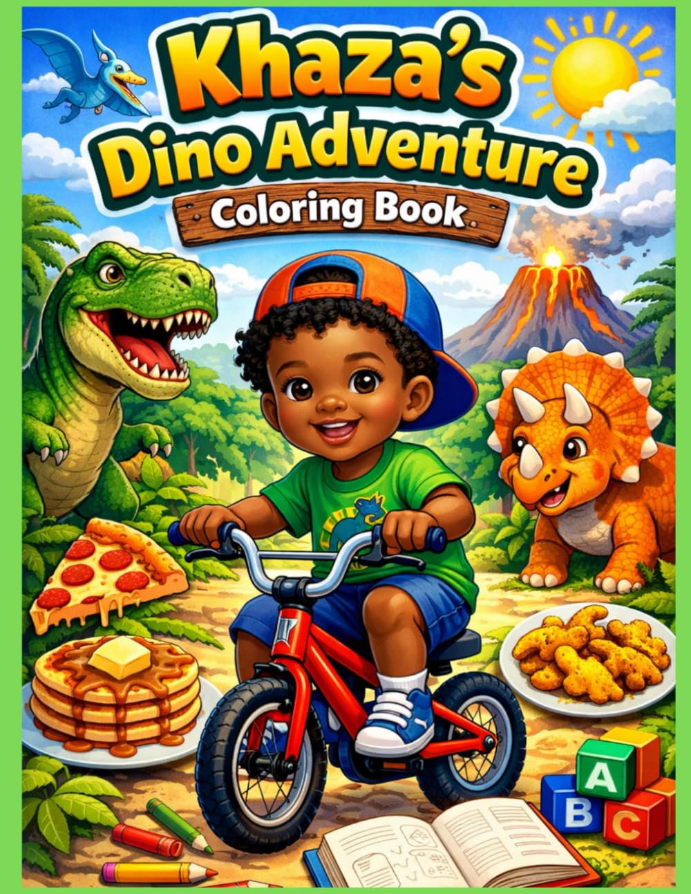 Khaza's Dino Adventure Coloring Book