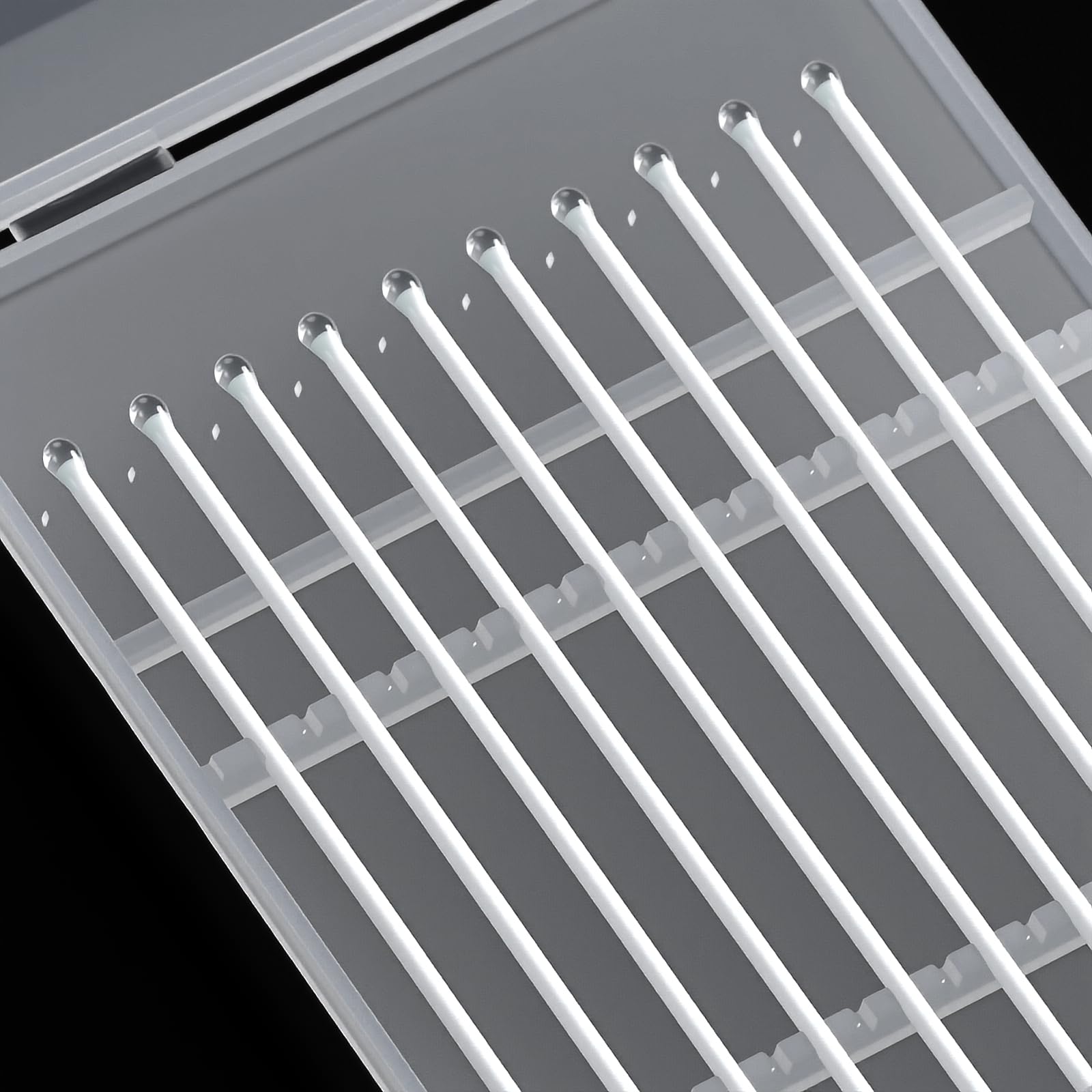 AAnoutuo Reusable ESD Safe Gel Swabs with Paper Handle (2.5mm) - Anti-Static Sticky Tool for Camera Sensors, PCBs, Semiconductors - No Residue, No