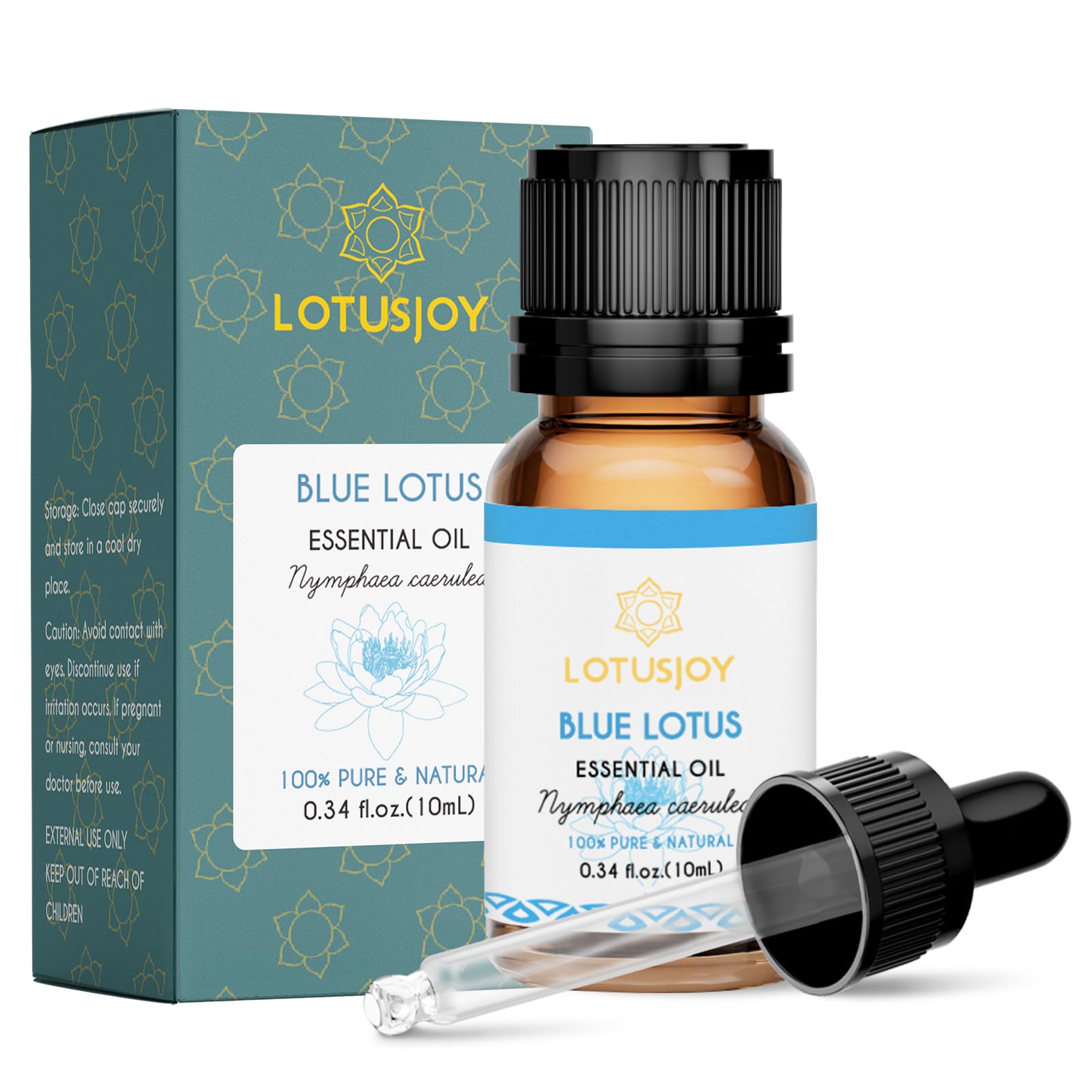 Blue Lotus Essential Oil, 100% Pure, for Skin, Diffuser