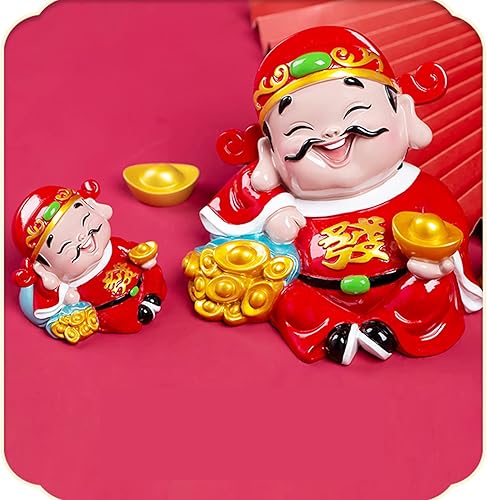 Miniatura 5 de Estatua del Dios de la Riqueza CAI Shen, decoración de Feng Shui, Wencaishen Caishen, Dios de la riqueza, decoración de Feng Shui, regalo de Feng