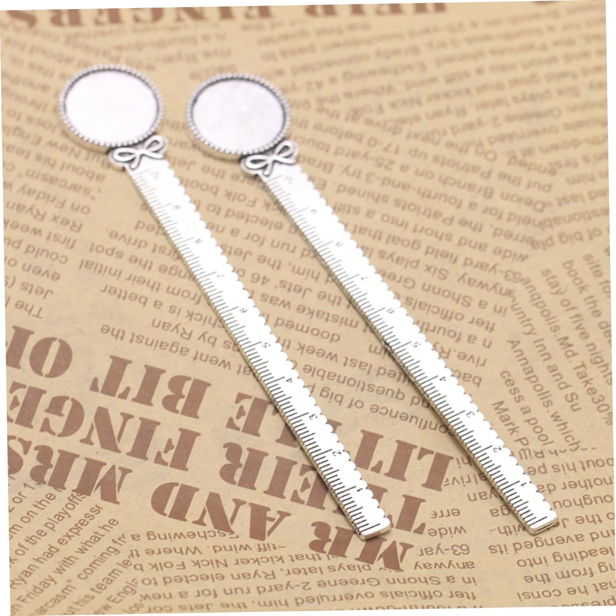 STOBOK 30stücke Vintage Metall Lesezeichen Mit Schleifen-design Und Integriertem Lineal Für Schule Büro Und Geschenkideen Antiksilber Für Leser Und Schüler