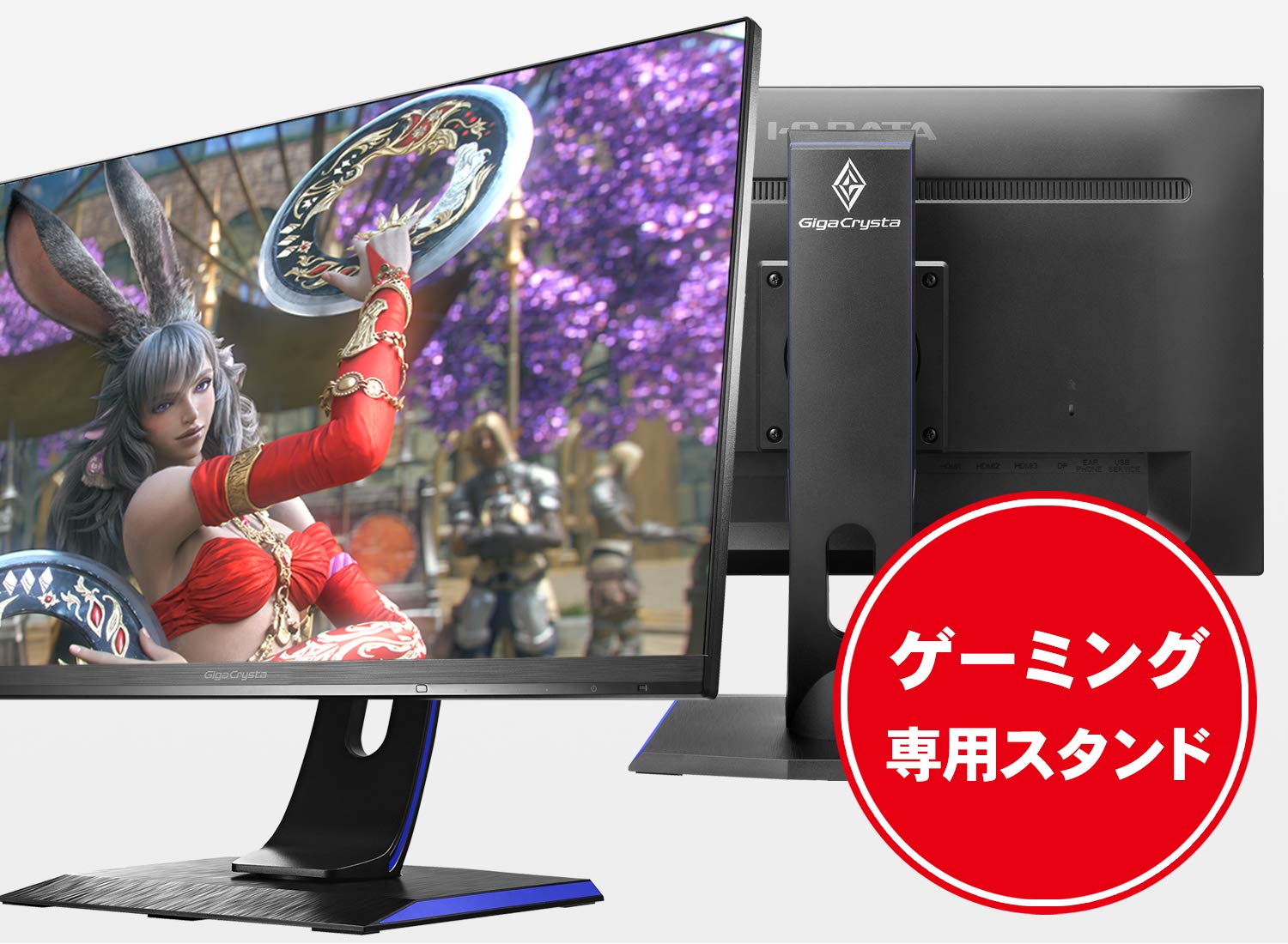 IO DATA EX-LDGC241UDB GigaCrysta 液晶 ディスプレイ ゲーミング  