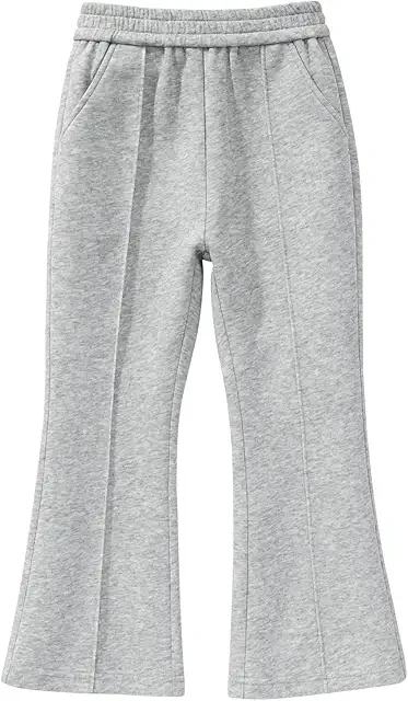 Kids Winter Thermo Flared Yoga Pants with Pockets for Girls 3-14 Years