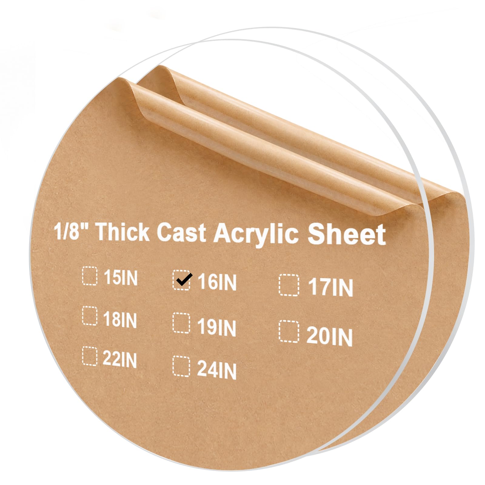 Kinlink Acrylic Sheets - 4 Pack 12x16" -30