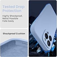 Vista 598 de FireNova Designed for iPhone 13 Pro Max Case, Silicone [Camera Protection] Phone Case with [2 Screen Protectors], Soft Anti-Scratch Microfiber Deep