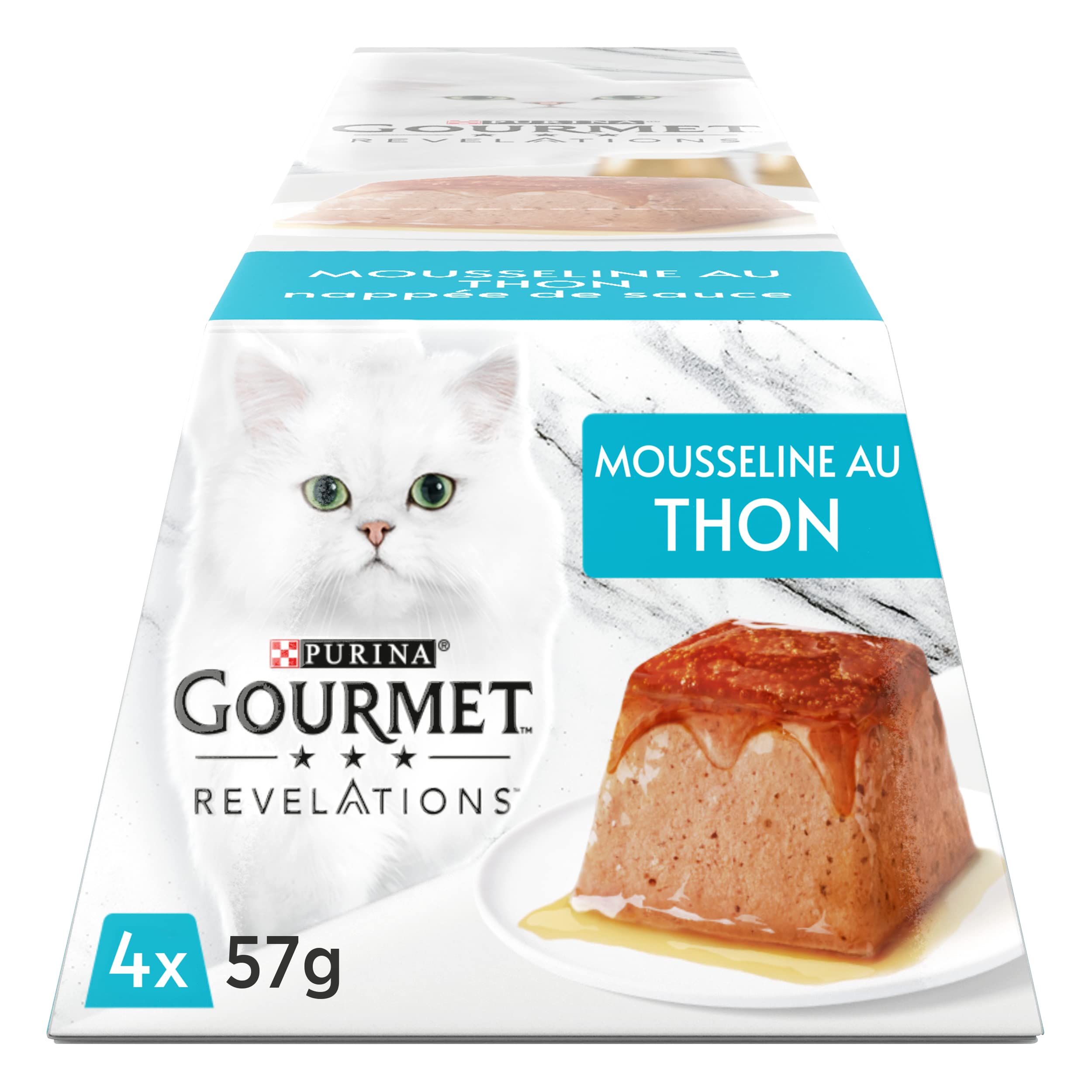 Gourmet Revelations Musselin, Thunfisch, 4 x 57 g